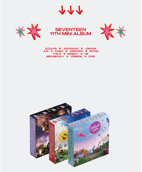 SEVENTEEN "SEVENTEENTH HEAVEN" 11th Mini Album (Random ver.)