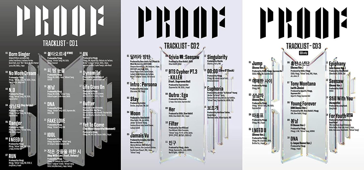 BTS: Proof  [Anthology Album] (Standard Edition)