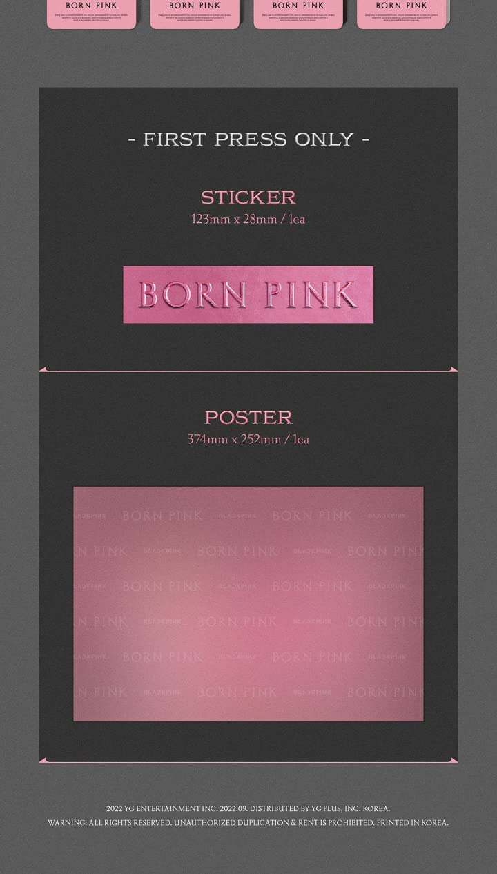 BLACKPINK - BORN PINK (2nd ALBUM) Random