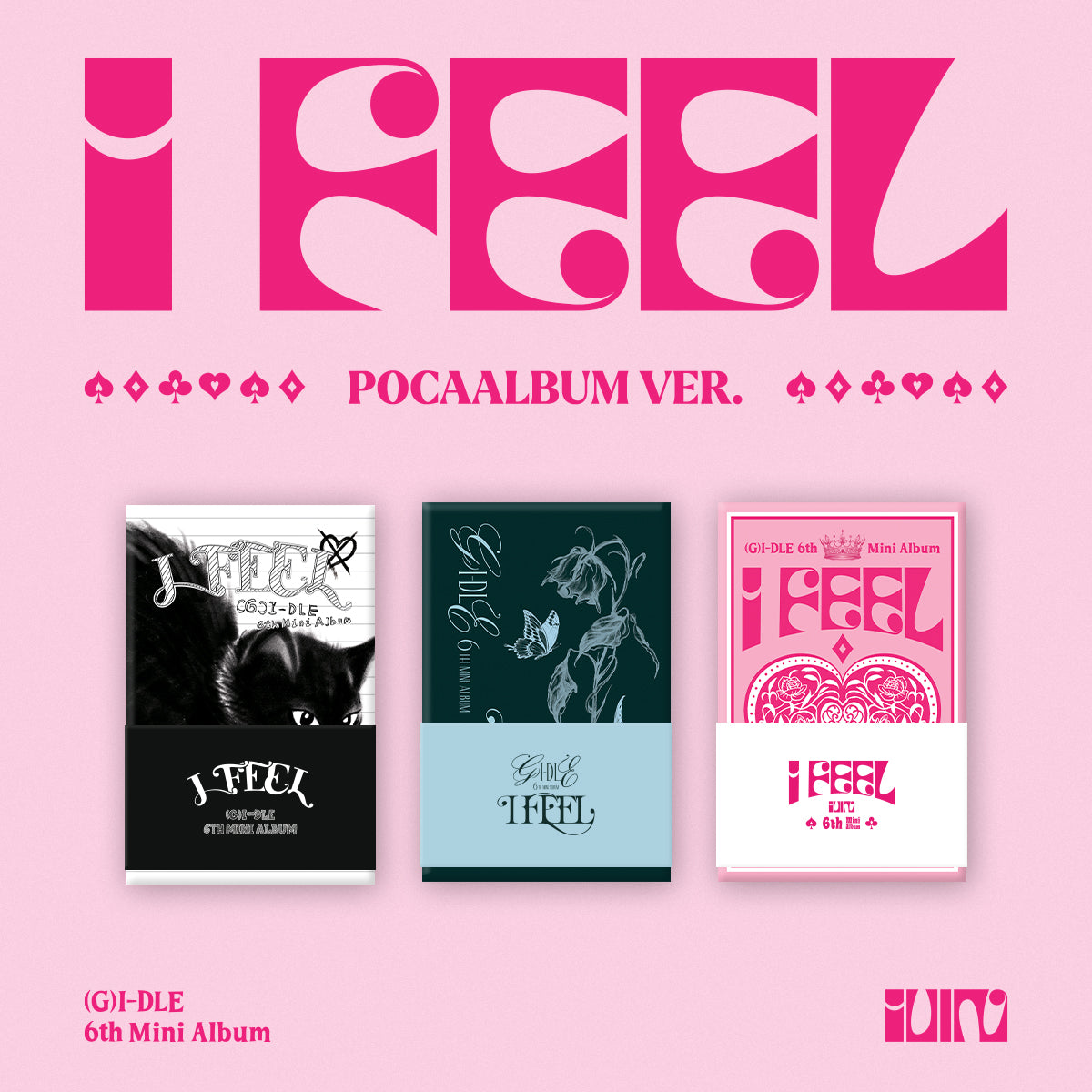 (G)I-DLE 6th Mini Album I Feel (PocaAlbum Ver.)