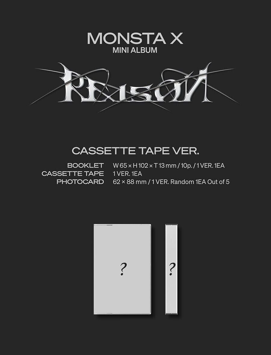 MONSTA X 12th Mini REASON Cassette Tape Ver.