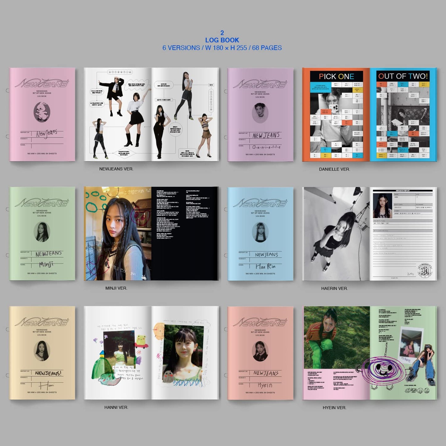 NewJeans: 1st EP 'New Jeans' Bluebook ver. Random