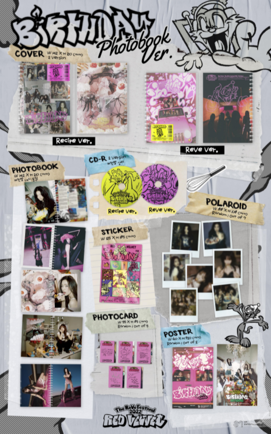 Red Velvet Mini Album [The ReVe Festival 2022 - Birthday] (Photo Book Ver.) Random