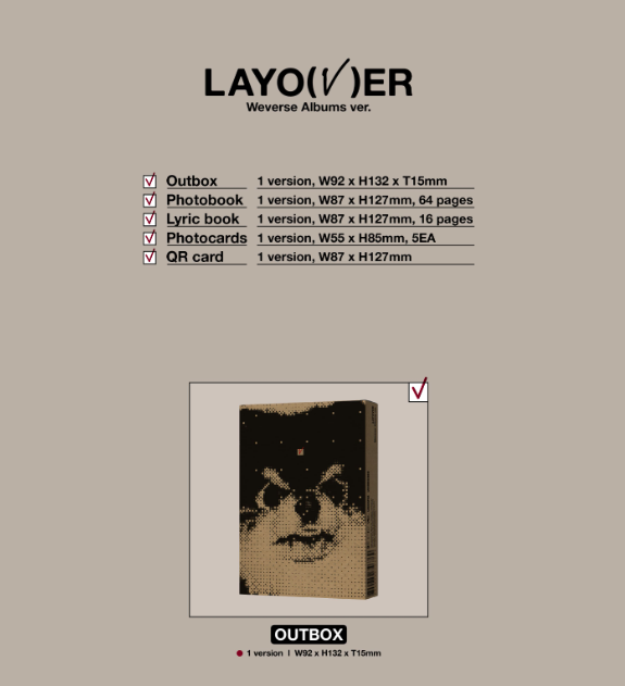 V (BTS) Layover (Weverse Album Ver)