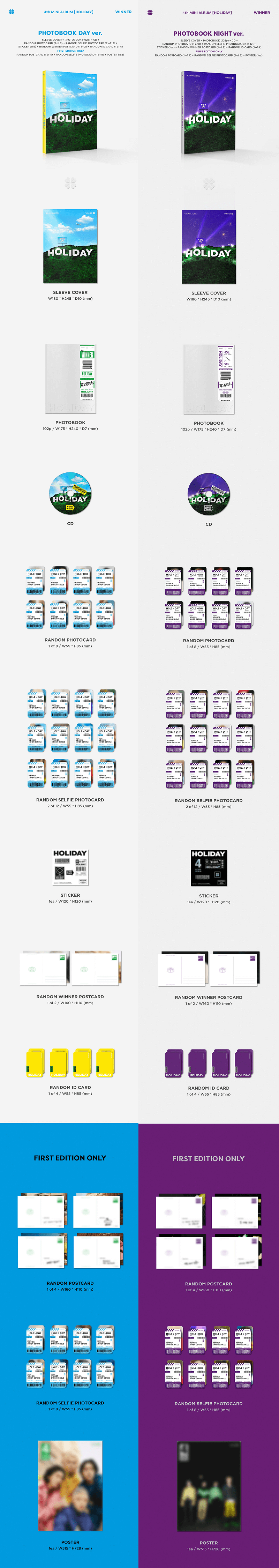 WINNER: 4th MINI ALBUM [HOLIDAY] (PHOTOBOOK ver.)