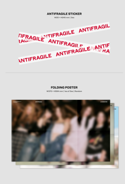 LE SSERAFIM 2nd Mini Album [ANTIFRAGILE]