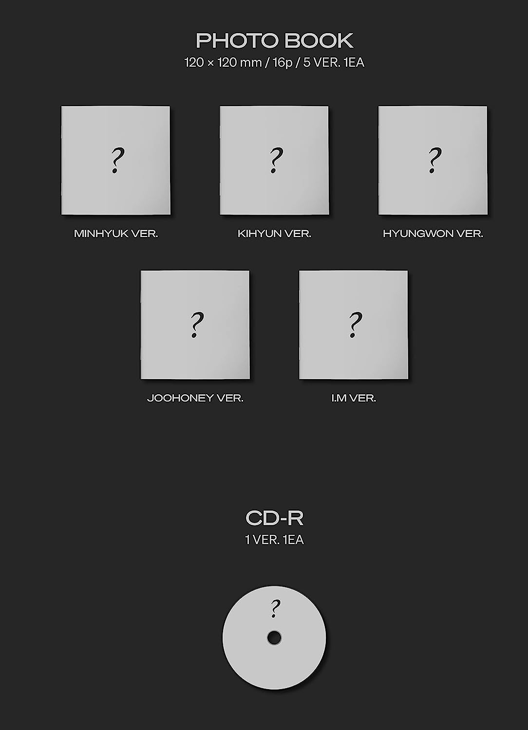 MONSTA X 12th Mini Album REASON Jewel Case Ver. Random