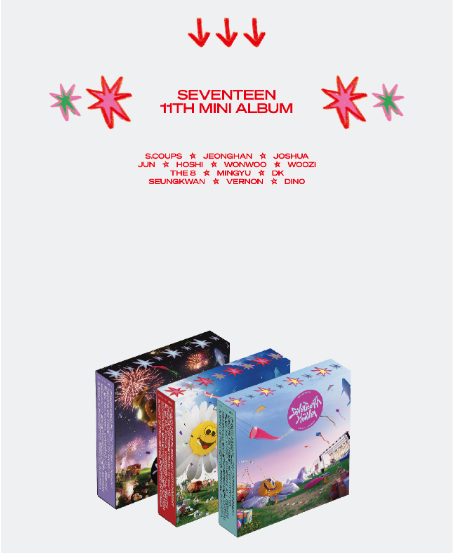 SEVENTEEN "SEVENTEENTH HEAVEN" 11th Mini Album  (Random ver.)